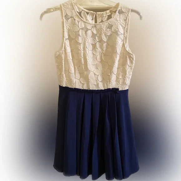 Altar'd State | Dresses | Altard State Navy And Lace Dress | Poshmark